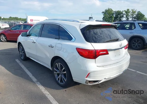 2020 Acura Mdx Advance Package z USA, uszkodzony, nr VIN 5J8YD4H82LL014592